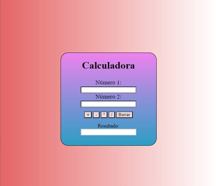 Calculadora - HTML5, Javascript y CSS