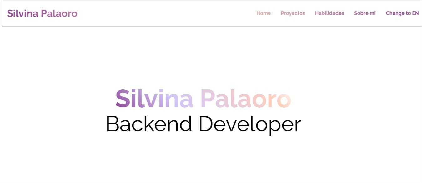 Página web - Portafolio personal - React, NextJS, CSS y Vercel